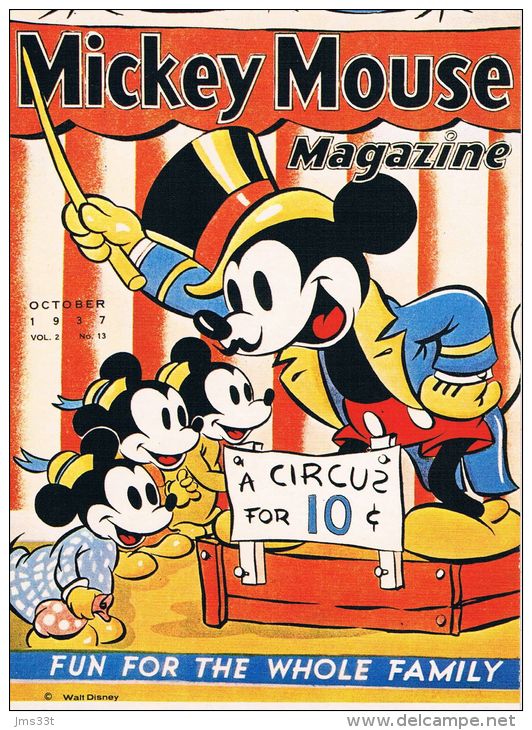 Mickey Mouse Magazine - October 1937 - Other & Unclassified