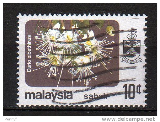 SABAH - 1984/85 YT 38B USED SENZA FILIGRANA - Sabah