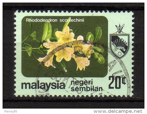 NEGERI SEMBILAN - 1984 YT 95 USED SENZA FILIGRANA - Negri Sembilan