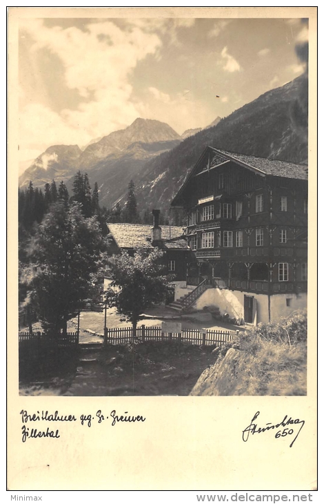 Carte Photo -  Zillertal - Zillertal