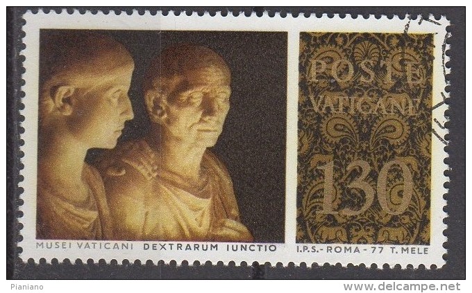 PIA  -  VATICANO  - 1977 -  Musei  Vaticani  - 1° Emissione  -  (SAS  620-25) - Usati