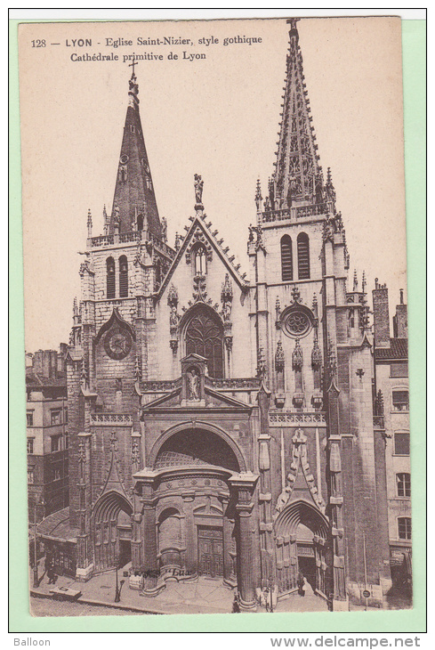 CPA - LYON - Eglise Saint Nizier, Style Gothique - Cathédrale Primitive De Lyon - Other & Unclassified
