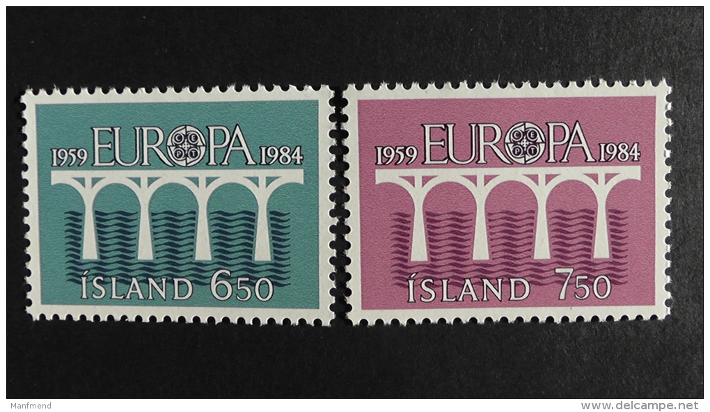 Iceland - 1984 - Mi.Nr. 614-5**MNH - Look Scan - Nuevos