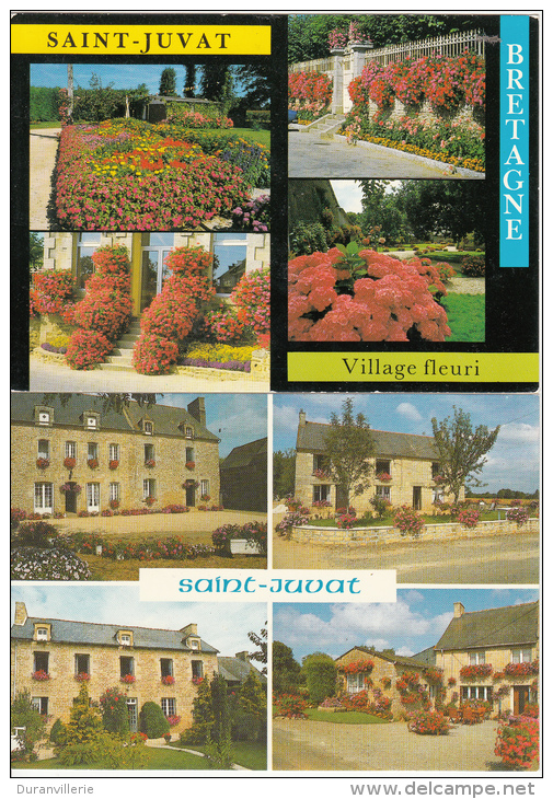 22 - Saint-Juvat. - Village Fleuri. Ed. Mairie De St-Juvat. Lot De 2 Cartes. - Saint-Juvat