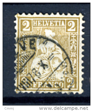 1867 - SVIZZERA - SCHEWEIZ - HELVETIA  - Mi. Nr. 29a Used (P02112013) - Usados