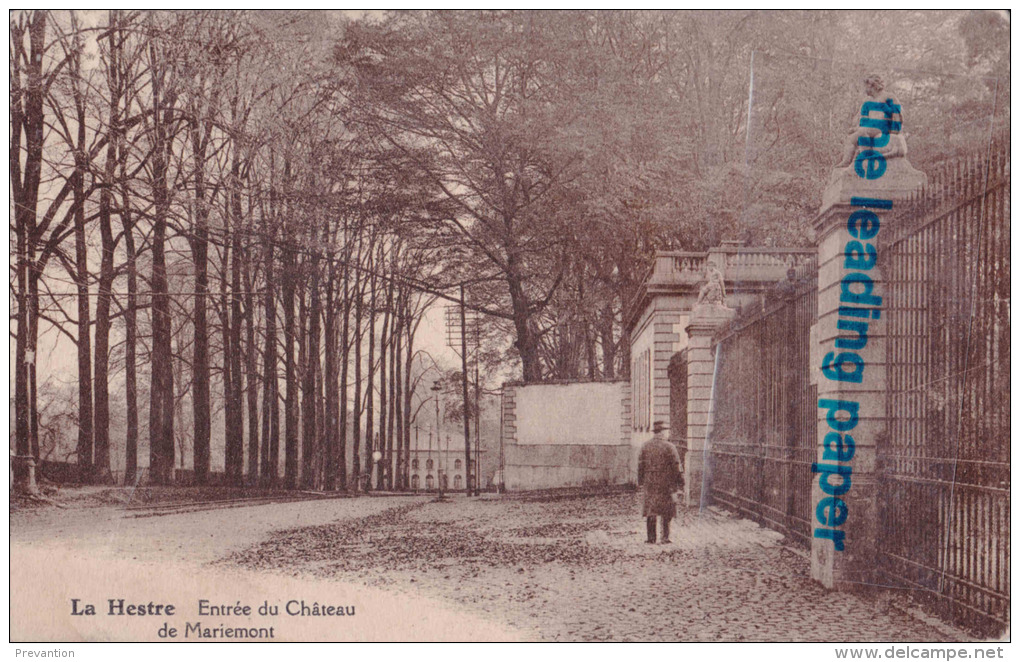 LA HESTRE - Entrée Du Château De Mariemont - Manage