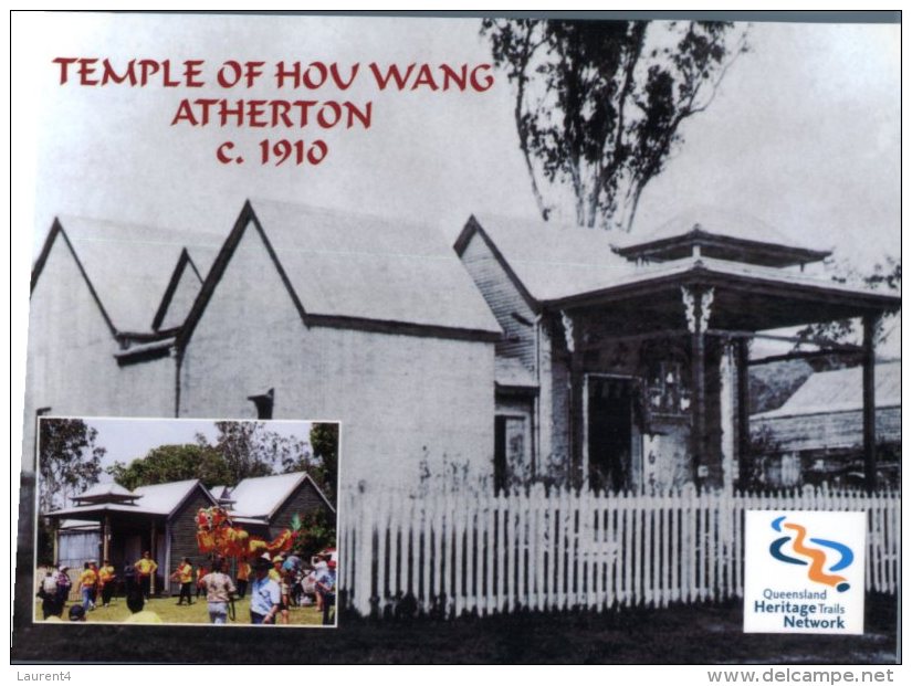 (101) Australia - QLD - Temple Of Hov Wang  - Atherton - 1910 To 2001 (modern Cards) - Atherton Tablelands