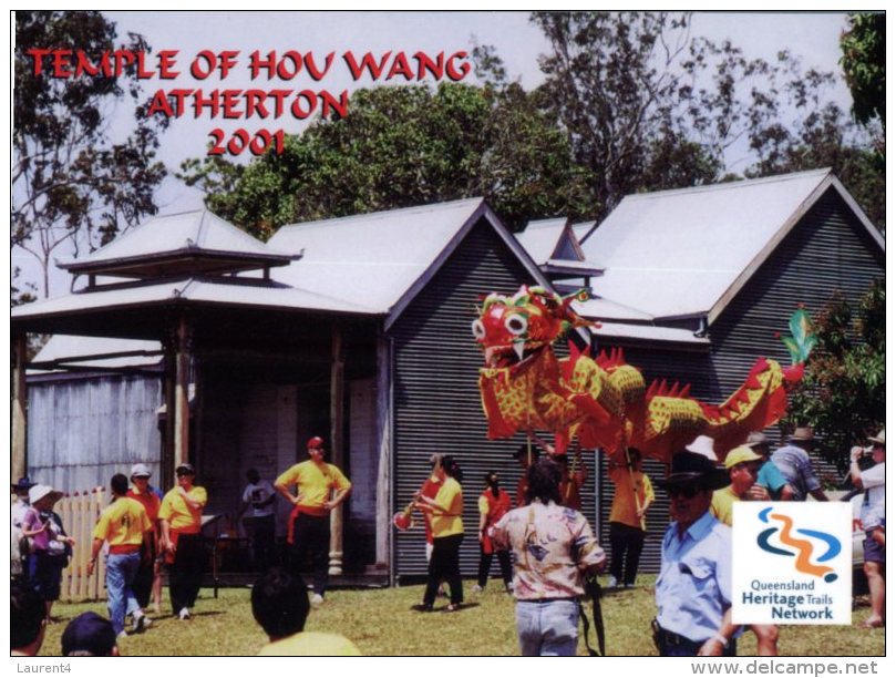 (101) Australia - QLD - Temple Of Hov Wang  - Atherton - 1910 To 2001 (modern Cards) - Atherton Tablelands