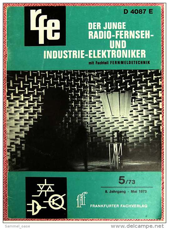 10 X Fach-Zeitschrift  , Der Junge Radio Fernseh Und Industrie Elektroniker  1970-1973 - Informatique