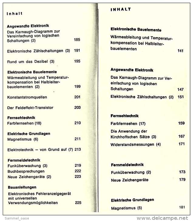 10 X Fach-Zeitschrift  , Der Junge Radio Fernseh Und Industrie Elektroniker  1970-1973 - Computer Sciences