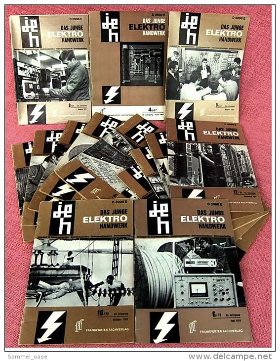 15 X Fach-Zeitschrift  , Das Junge Elektrohandwerk  1967-1972 - Computer Sciences