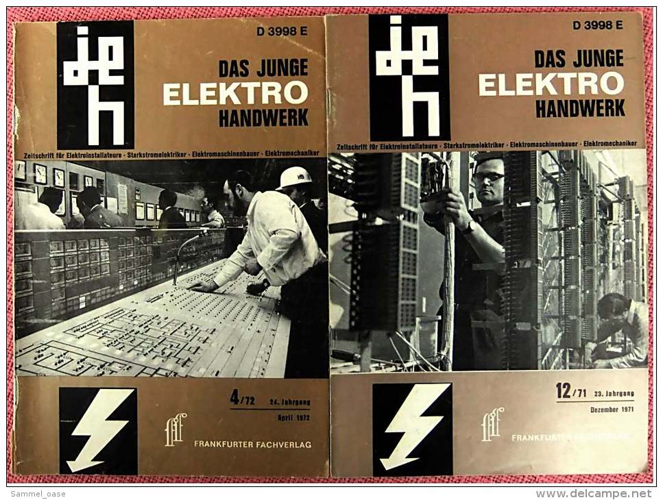 15 X Fach-Zeitschrift  , Das Junge Elektrohandwerk  1967-1972 - Informatique
