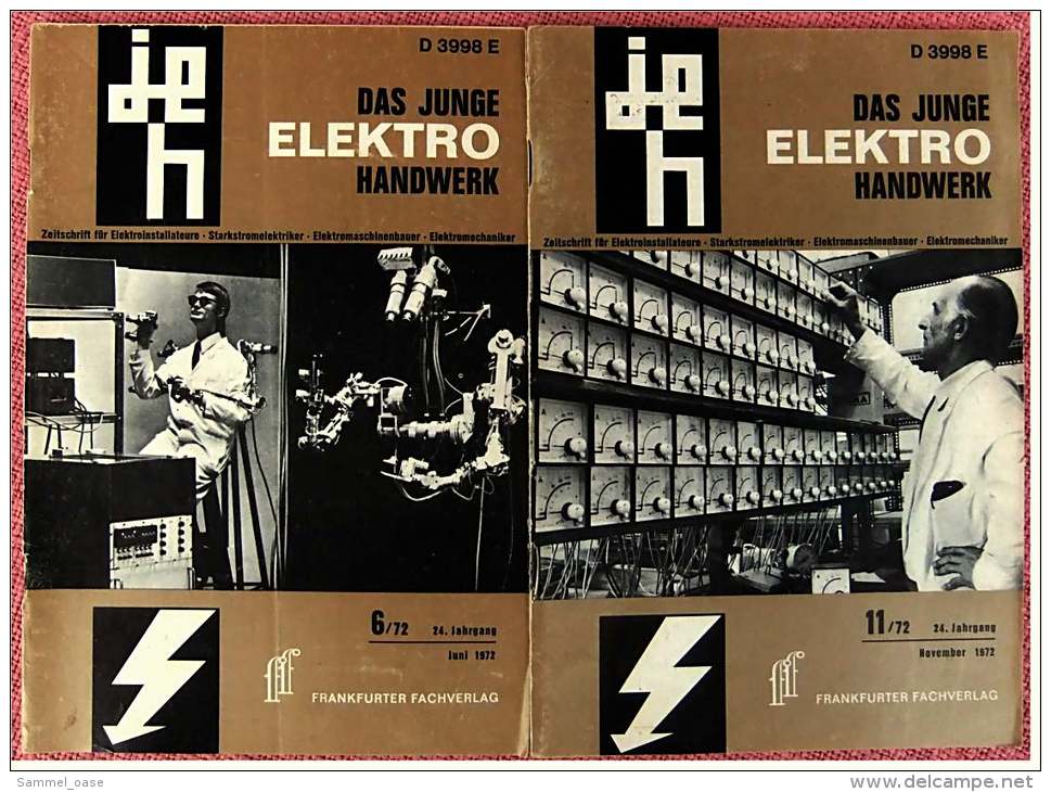 15 X Fach-Zeitschrift  , Das Junge Elektrohandwerk  1967-1972 - Computer Sciences