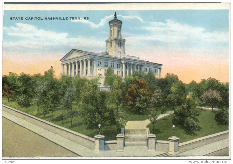 (963) Old Poscard - USA - Nashville State Capitol - Nashville