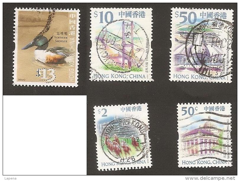 Hong Kong Used 5 Sellos - Used Stamps