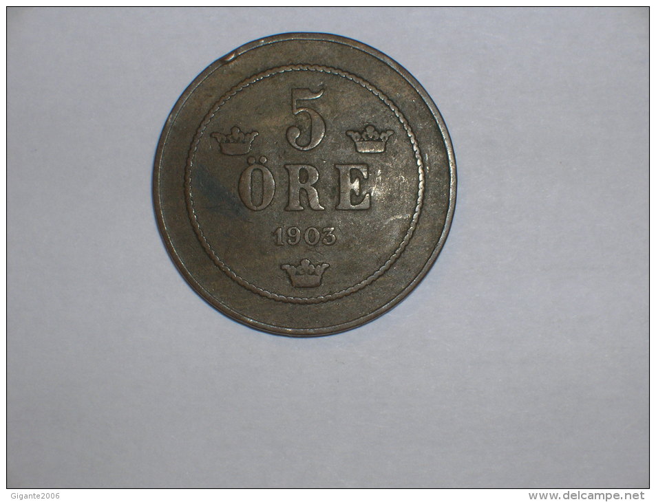 Suecia 5 Ore 1903 (5198) - Suède