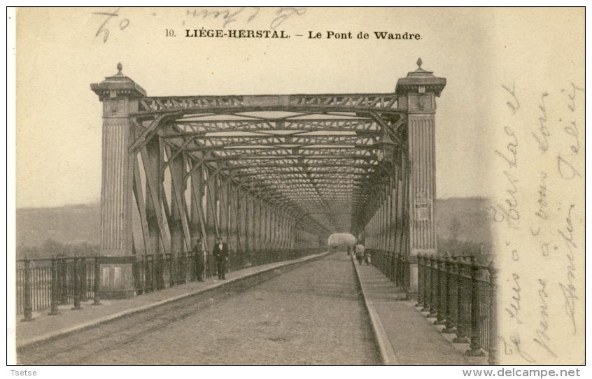 Liége-Herstal - Le Pont De Wandre -1904 ( Voir Verso ) - Herstal