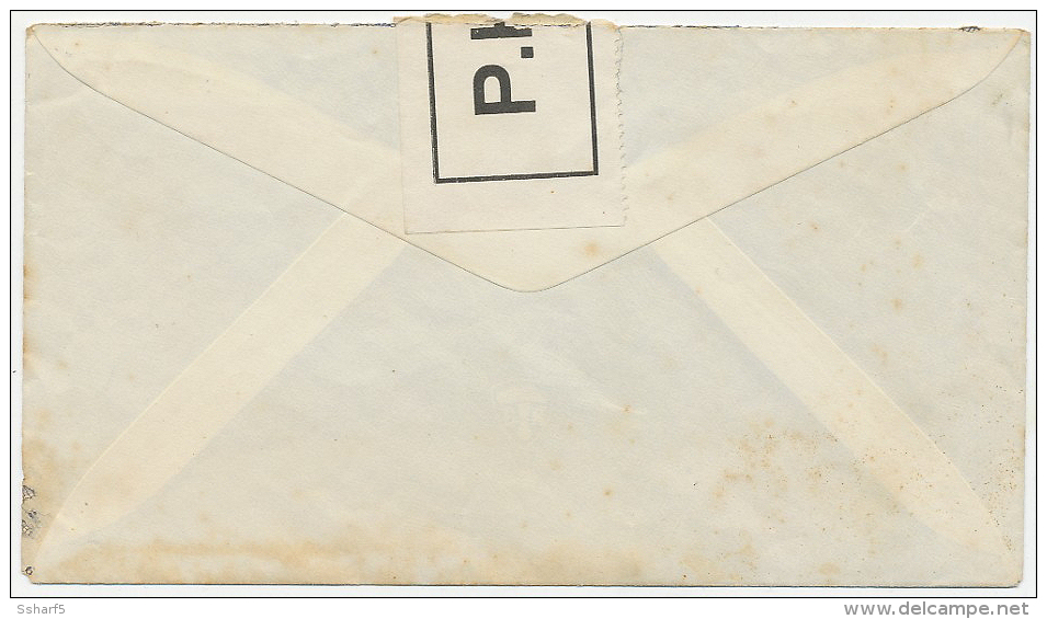 LABEL "P.H." On Censored Prisoner Mail To Postbox 40, Glostrup 1949 - Covers & Documents