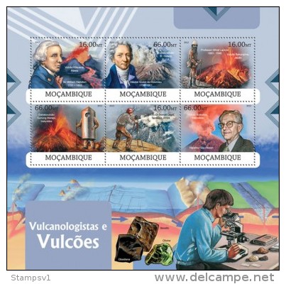 Mozambique. 2012 Volcanologists And Volcanoes. (309a). - Volcanos
