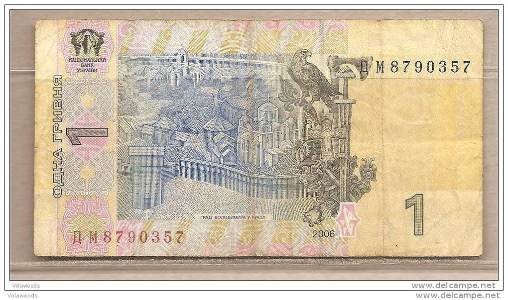 Ucraina - Banconota Circolata Da 1 Hryvnien P-116Aa - 2006 #19 - Ukraine