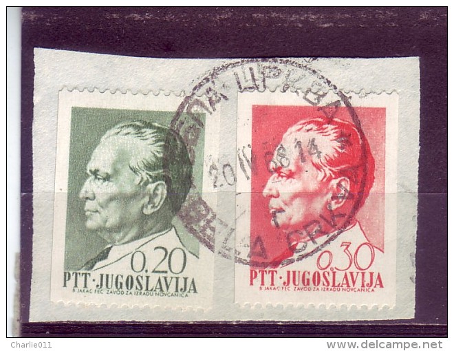 TITO-POSTMARK-BELA CRKVA-SERBIA-VOJVODINA-YUGOSLAVIA-1968 - Used Stamps