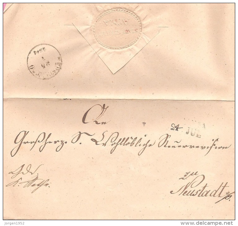 DENMARK # SoldierLetter Send To Neustadt - Ganzsachen