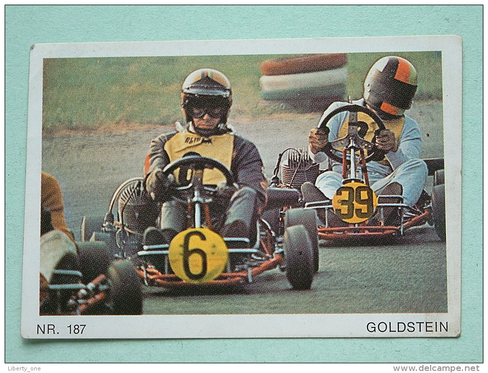 Go Kart / Karting - Goldstein / Sthor ( 7,5 X 5 Cm. ) Zelfklever / Sticker Nr. 186 En 187 ( Zie/voir Details Foto ) ! - Andere & Zonder Classificatie
