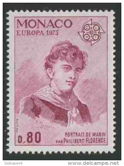 Monaco 1975 Mi 1167 YT 1003 **  "Portrait De Marin" By Philibert Florence (1839-1918) / Seemann / Sailor - Europa Cept - Andere(Zee)