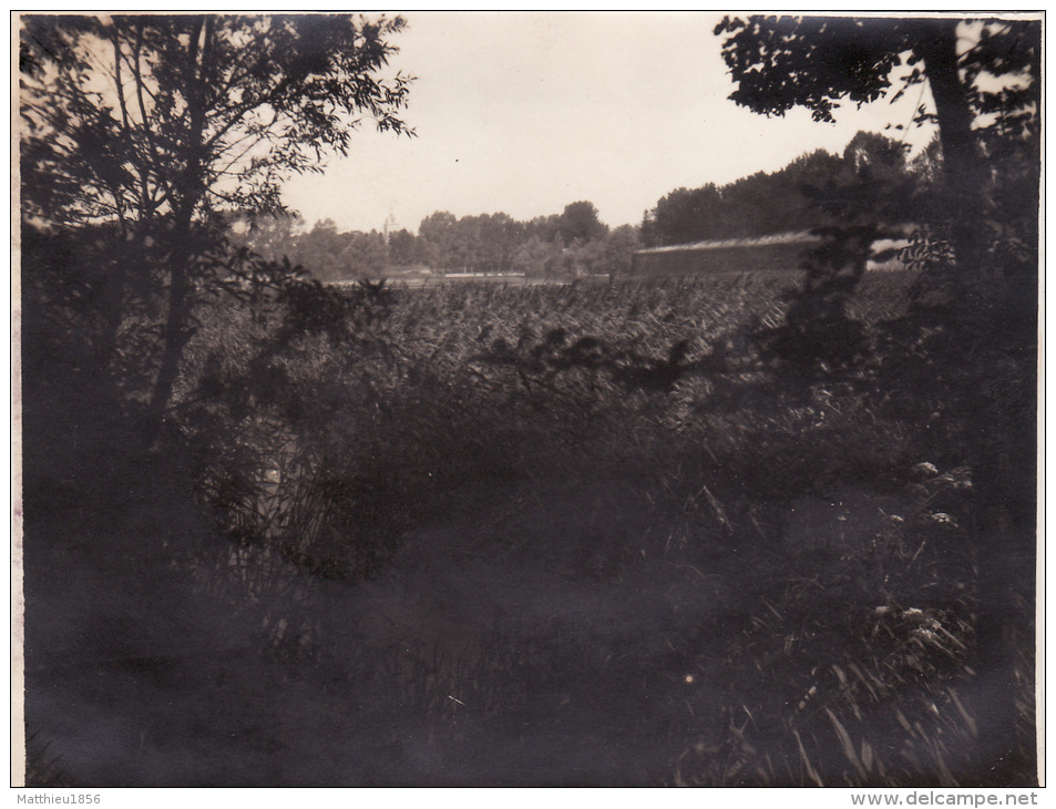 Photo Originale 1918 LE QUESNOY - Mur Et Tranchée (A41, Ww1, Wk1) - Le Quesnoy