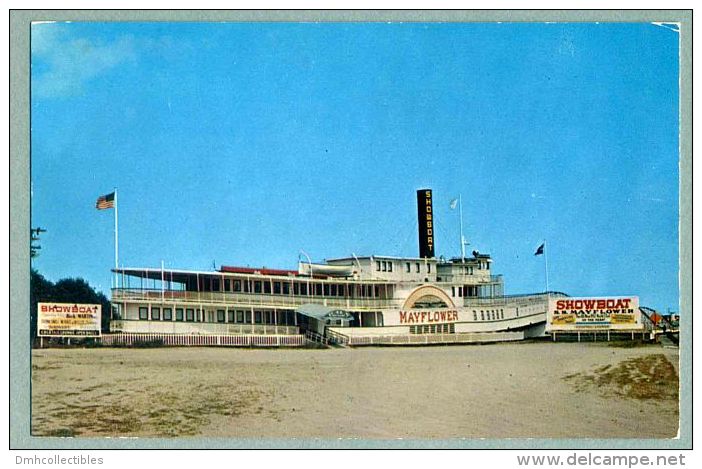 Showboat S.S. Mayflower, Nantasket Beach, Massachusetts Ca. 1960 Postcard (ee-74) - Other & Unclassified