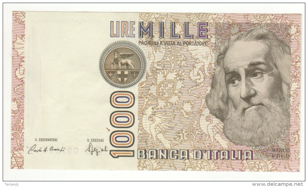 Billet De 1000 Lire  Marco Polo - 1000 Lire