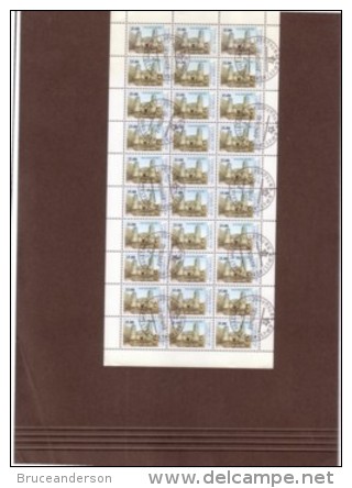 1993.Tadjikistan, Definitive Issues In CTO,used Sheetlets Of 30/50 Stamps,Statue,Mausoleum,O Pera,Flag,Map,Landscape - Tadschikistan