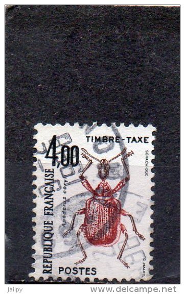 FRANCE        4,00 F    Année 1982   Y&T: Taxe 108   (oblitéré) - 1960-.... Used