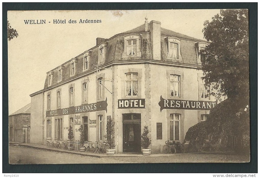 Wellin.  Hôtel  Restaurant  Des Ardennes En Gros Plan. - Wellin