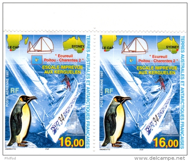 TERRES AUSTRALES Et ANTARCTIQUES  :   1997 - Escale Imprévue Aux Kerguelen -  N°142 - Unused Stamps