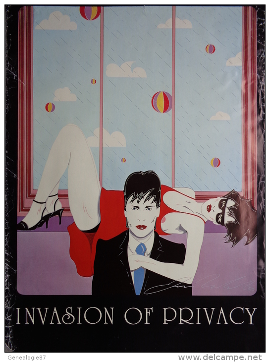 AFFICHE  JAMES MORLOCK- INVASION OF PRIVACY-1989 - Affiches