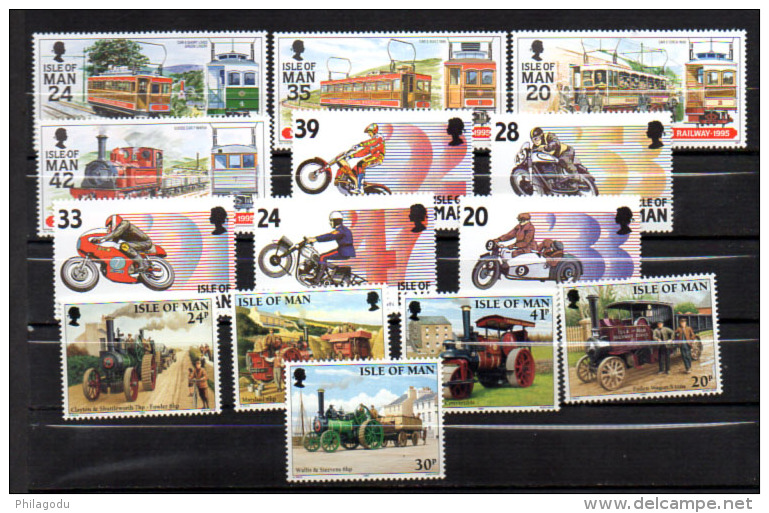 Ile De Man 1994-95, Petit Lot De Timbres ** , Faciale 11,50 £**, - Man (Insel)