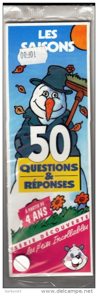JEUX JOUET FICHES SCOLAIRES LES SAISONS 4 ANS LES P'TITS INCOLLABLES PETITE MOYENNE GRANDE SECTION MATERNELLE 50 QUEST R - 0-6 Years Old
