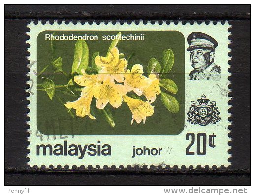 JOHOR - 1984 YT 166 USED SENZA FILIGRANA - Johore