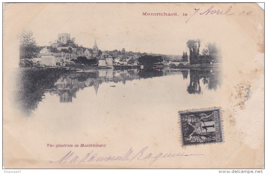 CPA 41 - LOIR ET CHER - MONTRICHARD -  VUE GENERALE - Montrichard