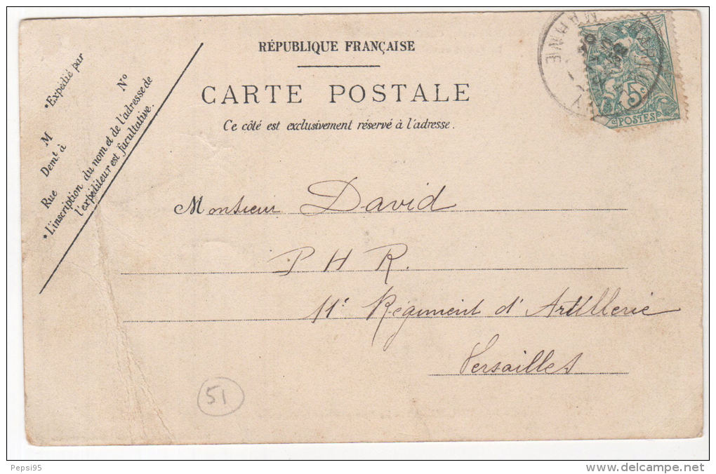 51 MAREUIL SUR AY - Le Port Pendant Le Chômage / éditeur Choque N° 26 / Voyagé 1904? - Mareuil-sur-Ay