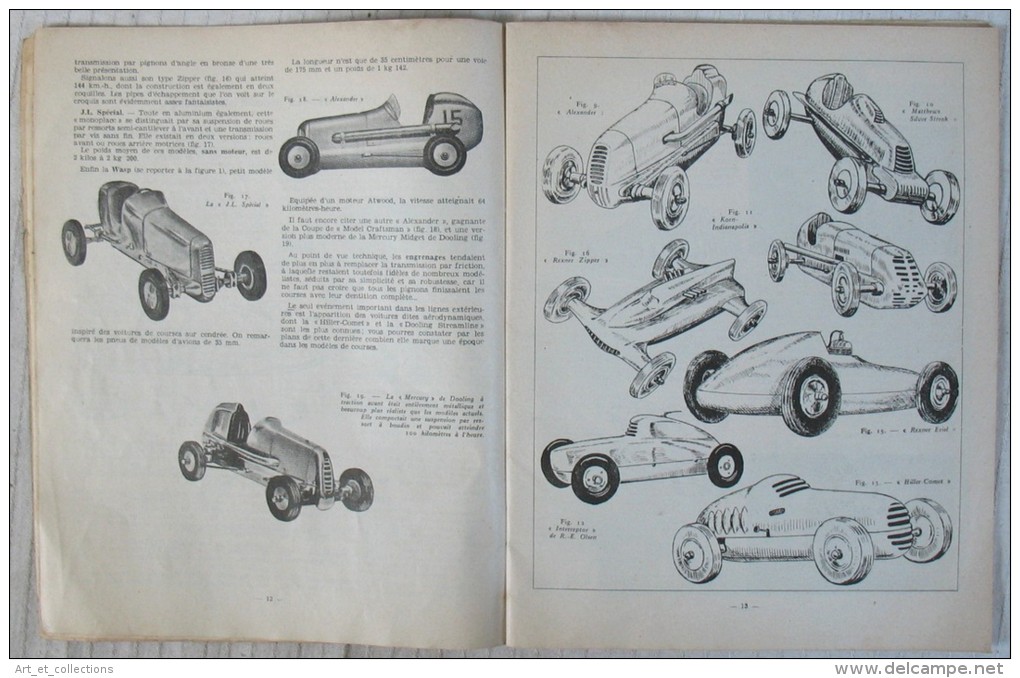 Plans De Modèles Réduits D’Autos De Course / Maurice BAYET / Éditions "Publications M.R.A.", à Paris En 1948 - Modellbau