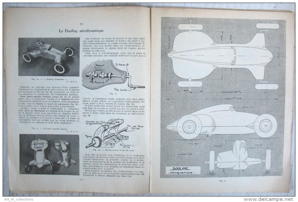 Plans De Modèles Réduits D’Autos De Course / Maurice BAYET / Éditions "Publications M.R.A.", à Paris En 1948 - Modellismo