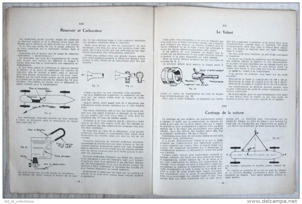 Plans De Modèles Réduits D’Autos De Course / Maurice BAYET / Éditions "Publications M.R.A.", à Paris En 1948 - Modellismo