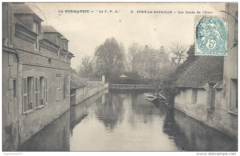 HAUTE NORMANDIE - 27 - EURE - IVRY LA BATAILLE Près De Beaumesnil - Les Bords De L'Eure - Ivry-la-Bataille