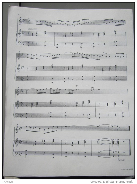 Partition Concerto Pour Une Voix  Saint Preux  éditions Musicale Fantasia - Autres & Non Classés