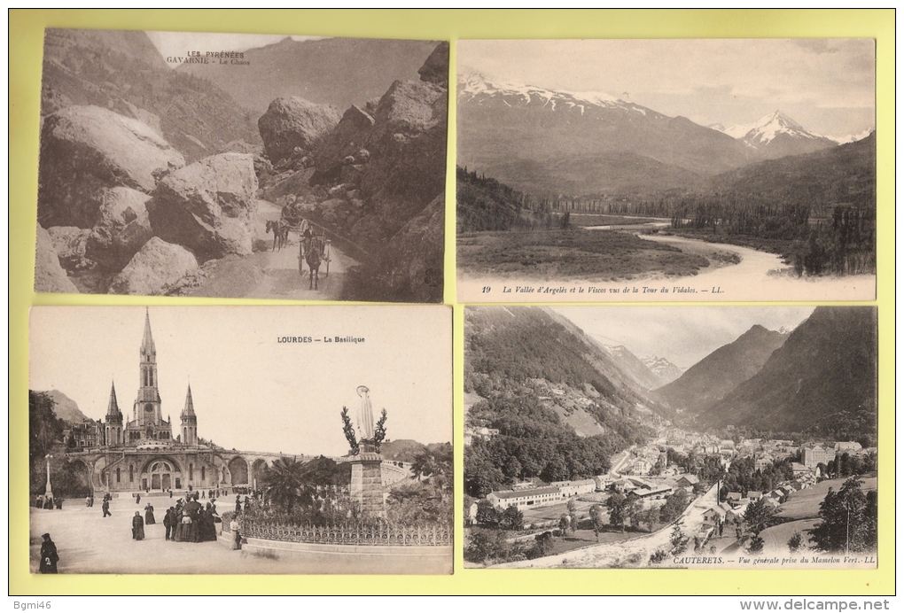 * LOT N°132 De 20  CPA . CPSM  : ( Dépt 65 )..Divers Hautes Pyrénées.. ( Toutes Scannées ) - 5 - 99 Cartes