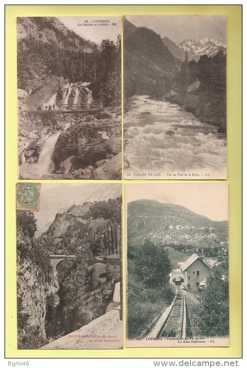 * LOT N°132 De 20  CPA . CPSM  : ( Dépt 65 )..Divers Hautes Pyrénées.. ( Toutes Scannées ) - 5 - 99 Cartes