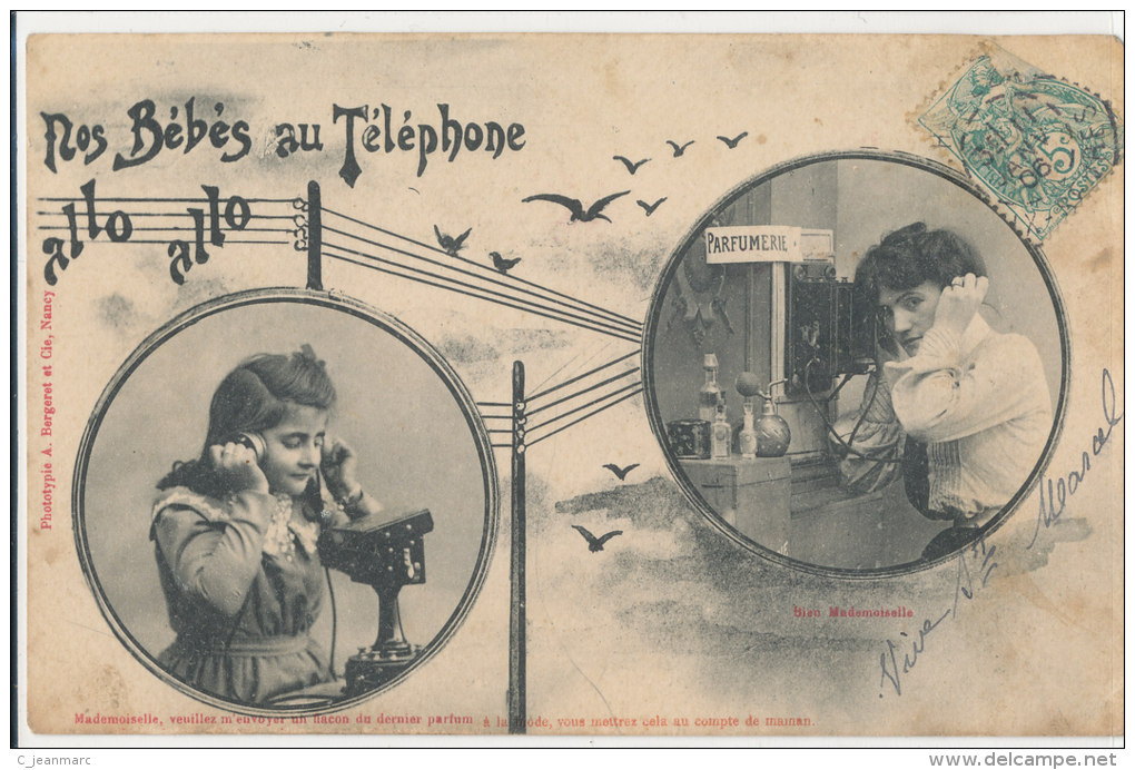 ENFANTS NOS BEBES AU TELEPHONE  BEL ETAT VOYAGEE - Collections, Lots & Séries