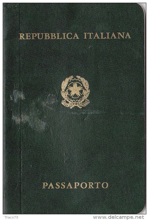 PASSAPORTO / PASSAPORT - Repubblica Italiana _ - Documenti Storici